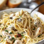 Easy Chicken Tetrazzini Recipe for a Cozy Dinner finished dish