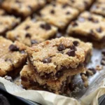 Easy Chocolate Chip Slice Recipe to Indulge In finished dish