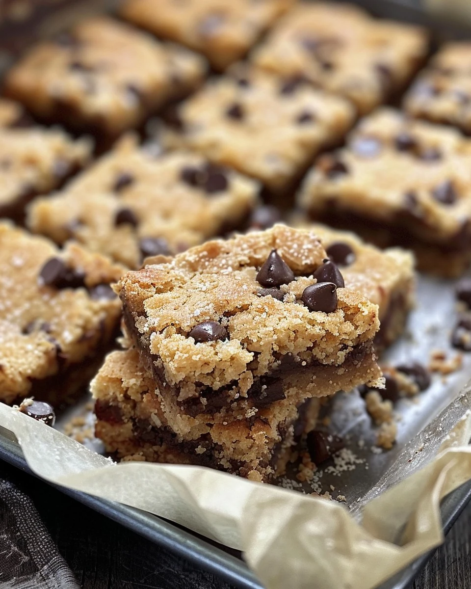 Easy Chocolate Chip Slice Recipe to Indulge In finished dish