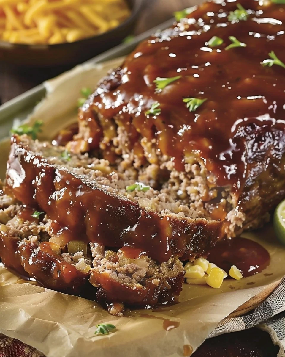 Easy Cracker Barrel Meatloaf Recipe for Comfort Food Lovers finished dish