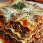 Easy Crockpot Ravioli Lasagna Recipe for Busy Nights finished dish