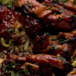 Easy Foil Packet Hawaiian BBQ Chicken Recipe in 30 Minutes finished dish