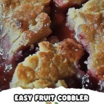 Easy FRUIT Cobbler: Quick and Delicious Dessert Recipe finished dish