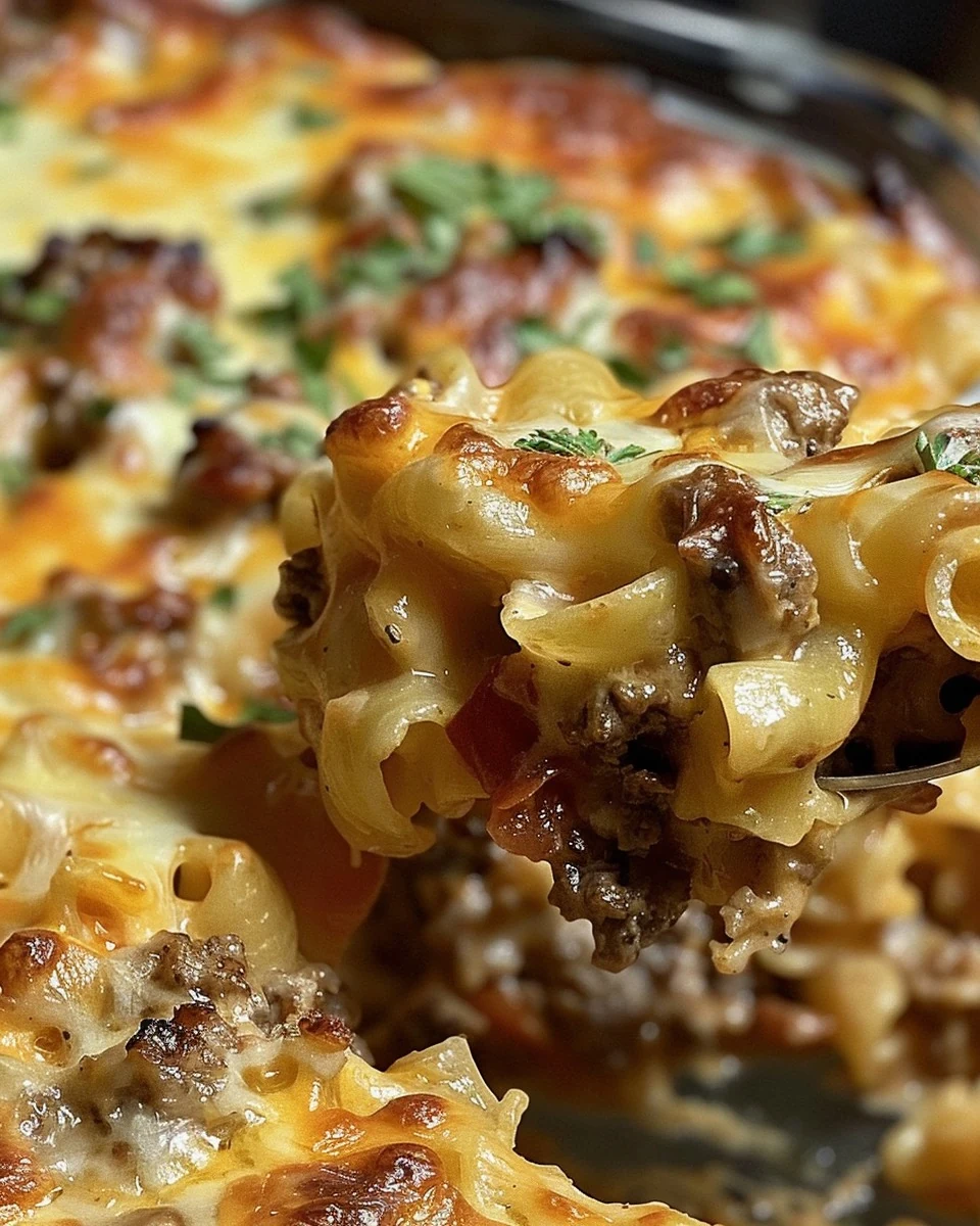 Easy Hamburger Casserole Don't Lose This Recipe finished dish