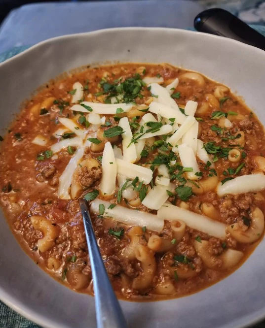 Easy Hearty American Goulash Recipe for Dinner finished dish