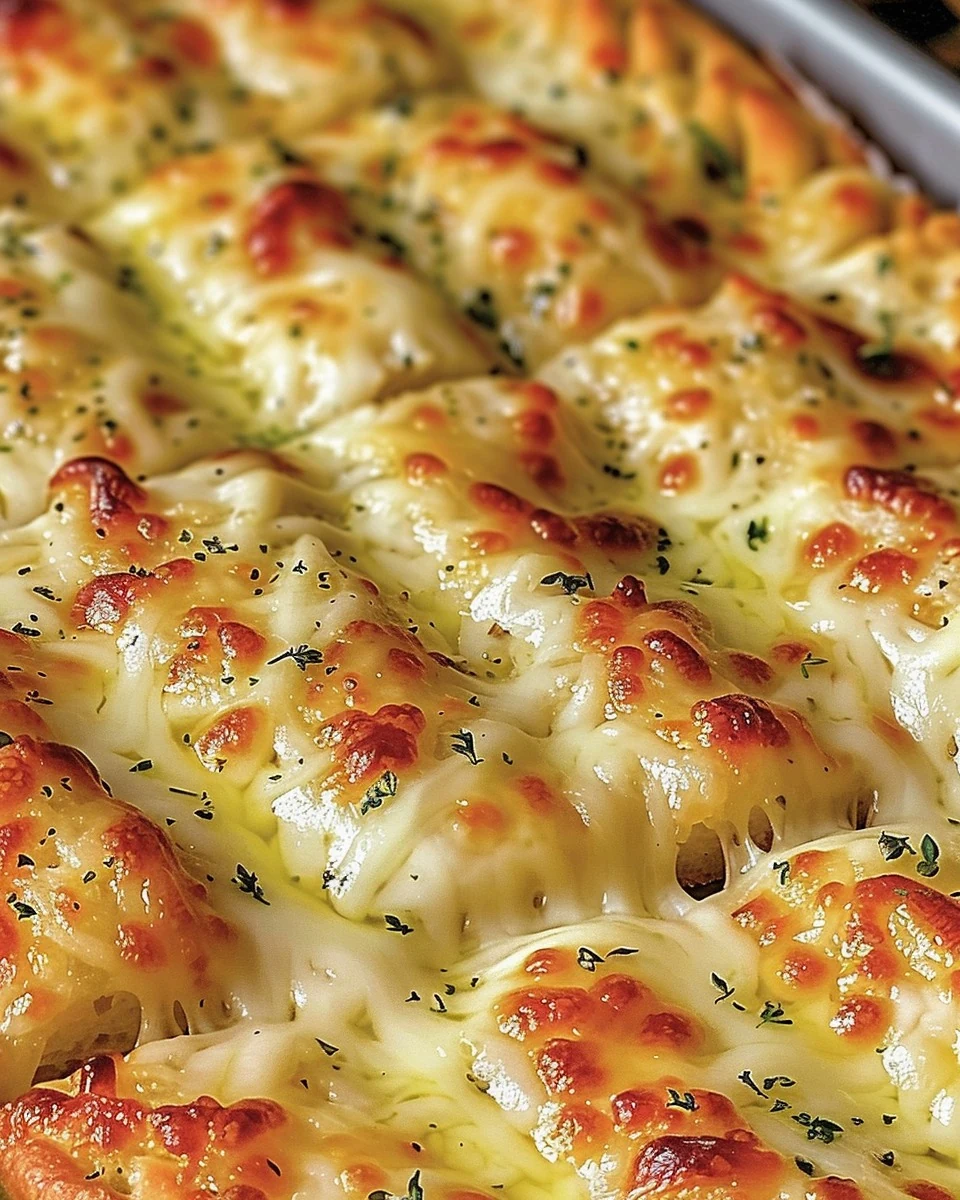 Homemade Cheesy Garlic Breadsticks Recipe