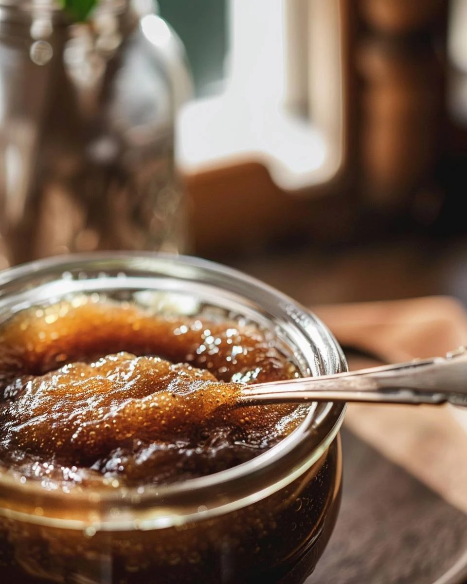 Easy Homemade Crockpot Apple Butter Recipe finished dish