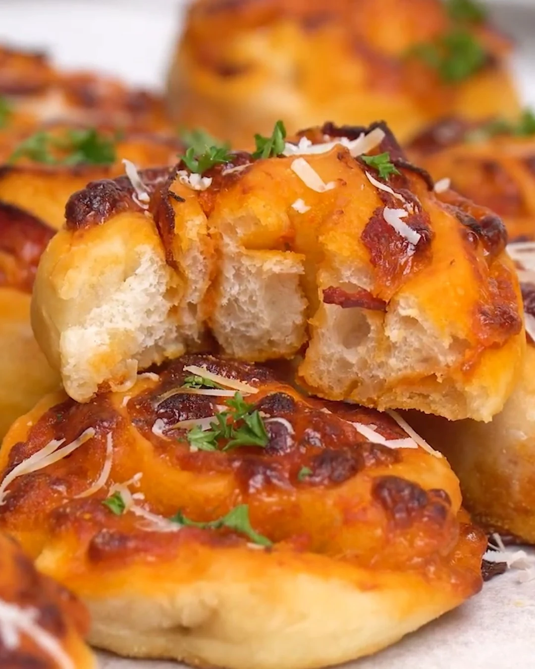 Easy Homemade Pepperoni Pizza Rolls Recipe finished dish