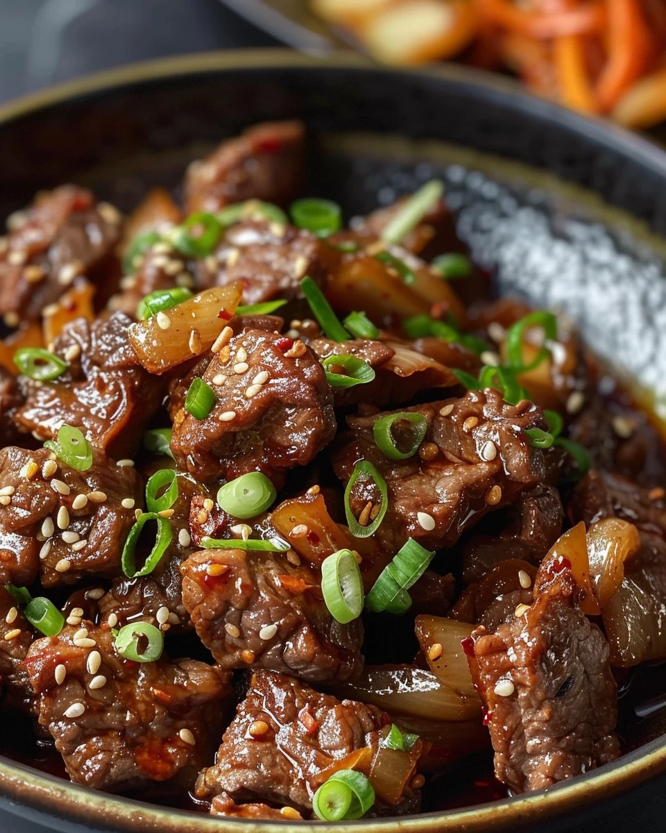 Easy Korean Beef Bulgogi Recipe for Dinner finished dish