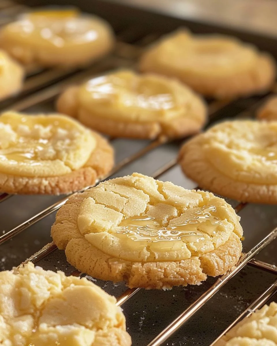 Easy Lemon Cake Mix Cookies Recipe finished dish