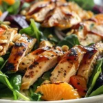 Easy Mandarin Chicken Salad Recipe for Fresh Flavor finished dish
