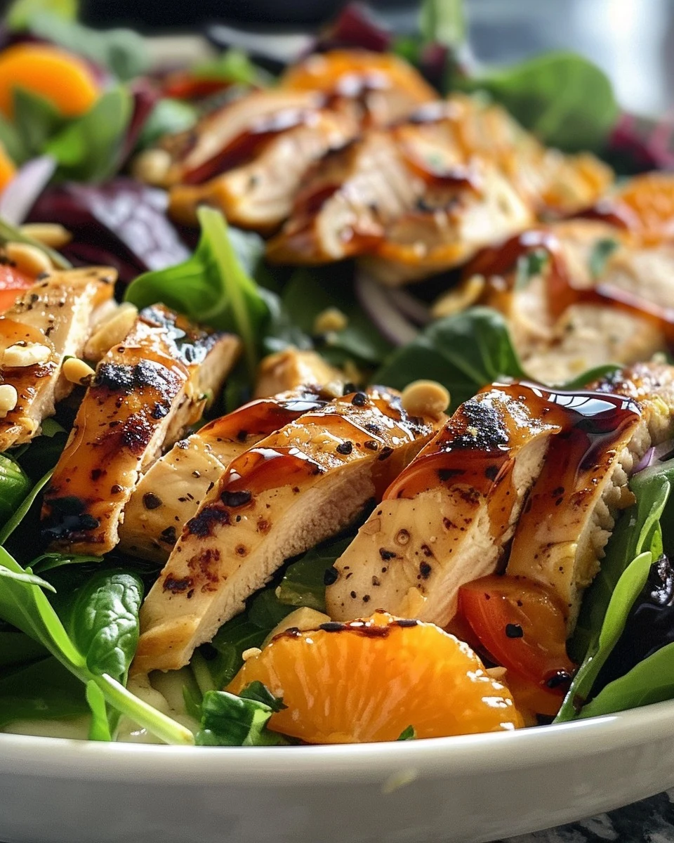 Easy Mandarin Chicken Salad Recipe for Fresh Flavor finished dish