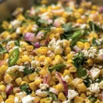 Easy Mexican Street Corn Salad Recipe for Summer finished dish