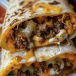 Easy Nacho Cheese Beef Wrap Recipe for Quick Meals finished dish