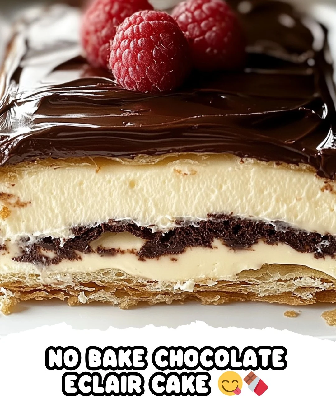 Easy No Bake Chocolate Eclair Cake Recipe