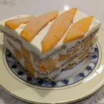Easy No Bake Mango Graham Cake Recipe finished dish
