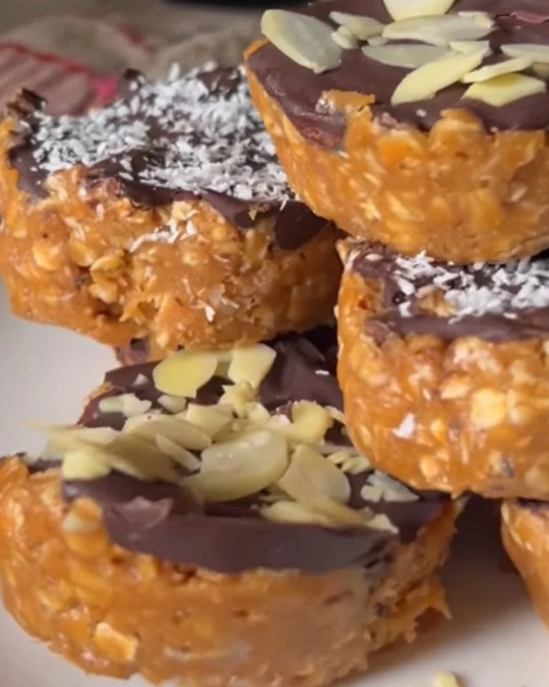 Easy No-Bake Peanut Butter Oat Cups Recipe finished dish