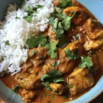 Easy North Indian Chicken Curry Recipe for Dinner finished dish