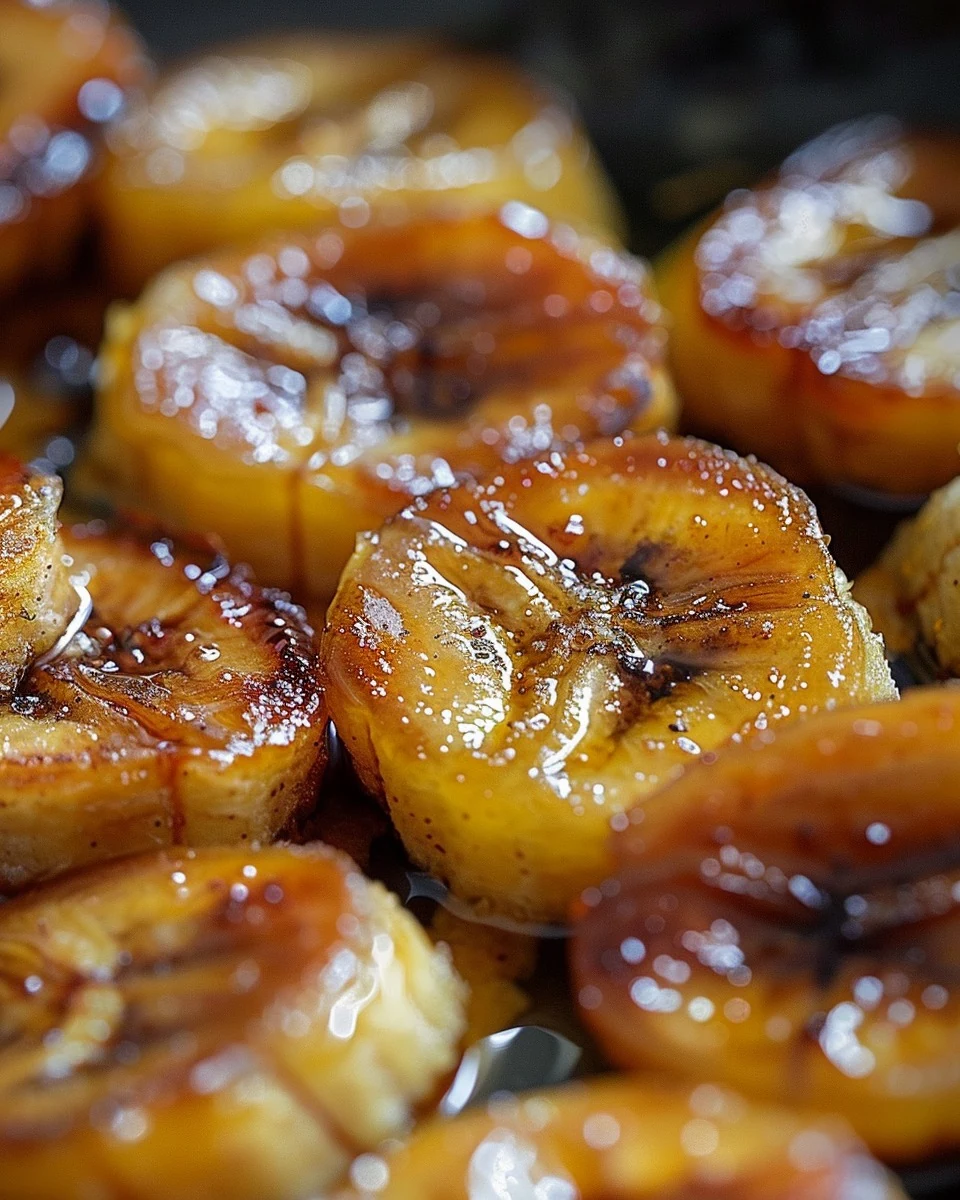 Pan Fried Honey Bananas