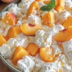 Easy Peach Fluff Salad - A Sweet Delight for Any Occasion finished dish
