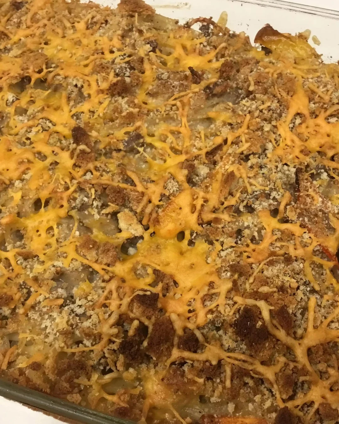 Easy Philly Cheesesteak Casserole Recipe finished dish