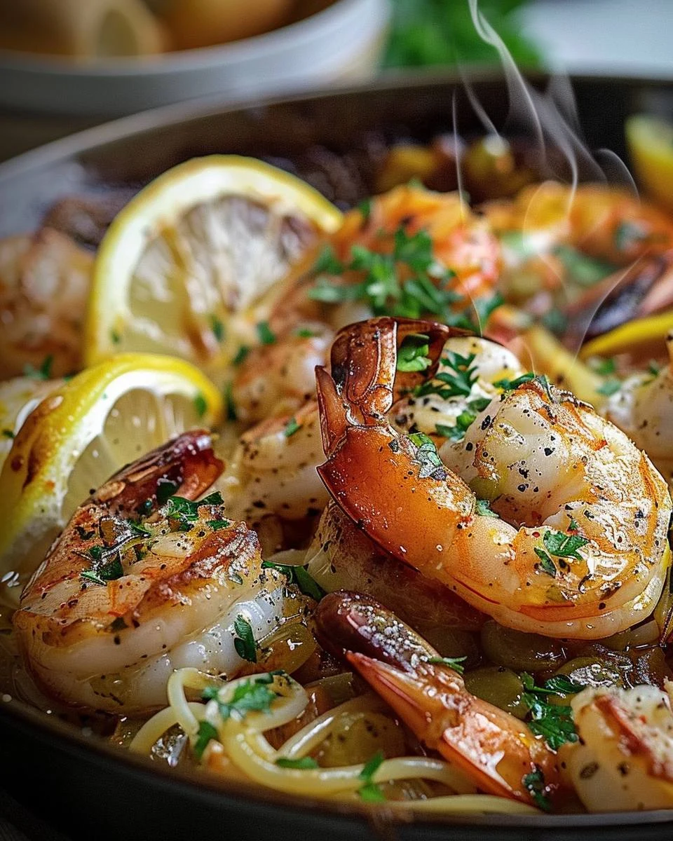 Easy Seafood Bake for Two in Under 30 Minutes finished dish