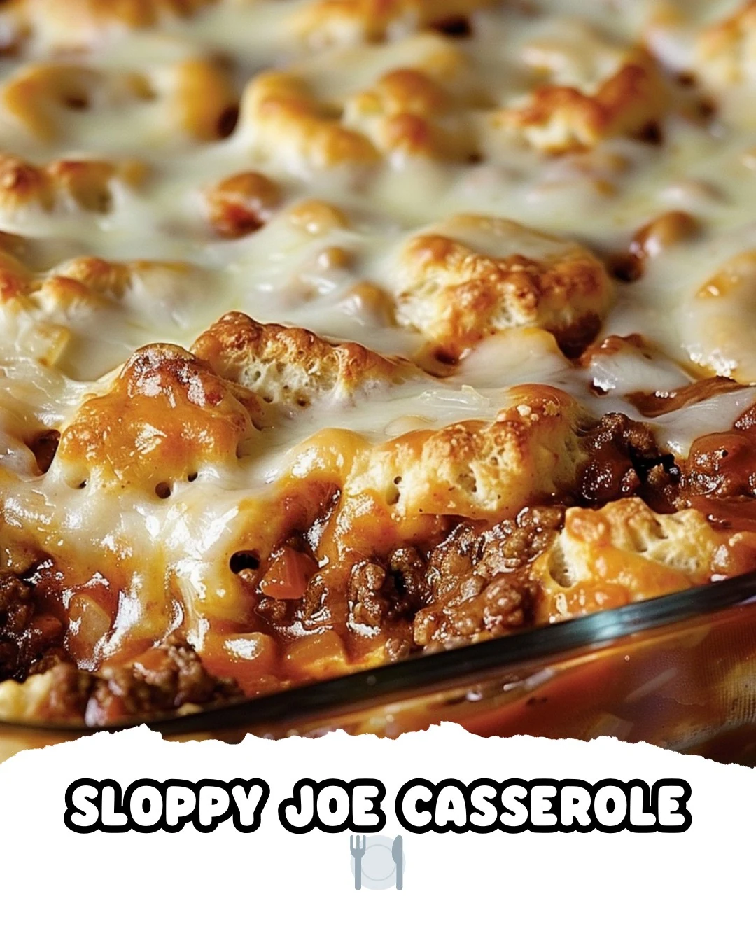 Easy Sloppy Joe Casserole Recipe for Family Dinners finished dish