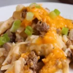 Easy Slow Cooker Hamburger Hash for Comfort Food Lovers finished dish