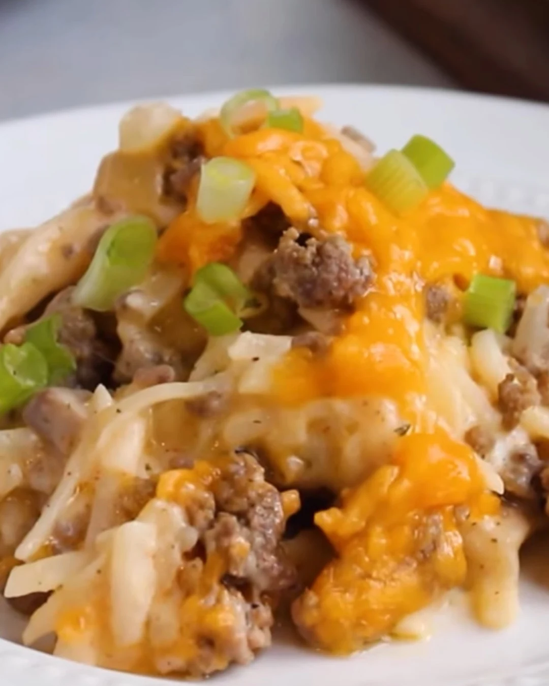 Easy Slow Cooker Hamburger Hash for Comfort Food Lovers finished dish