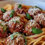 Easy Spaghetti Meatballs: A Comforting Classic Recipe finished dish