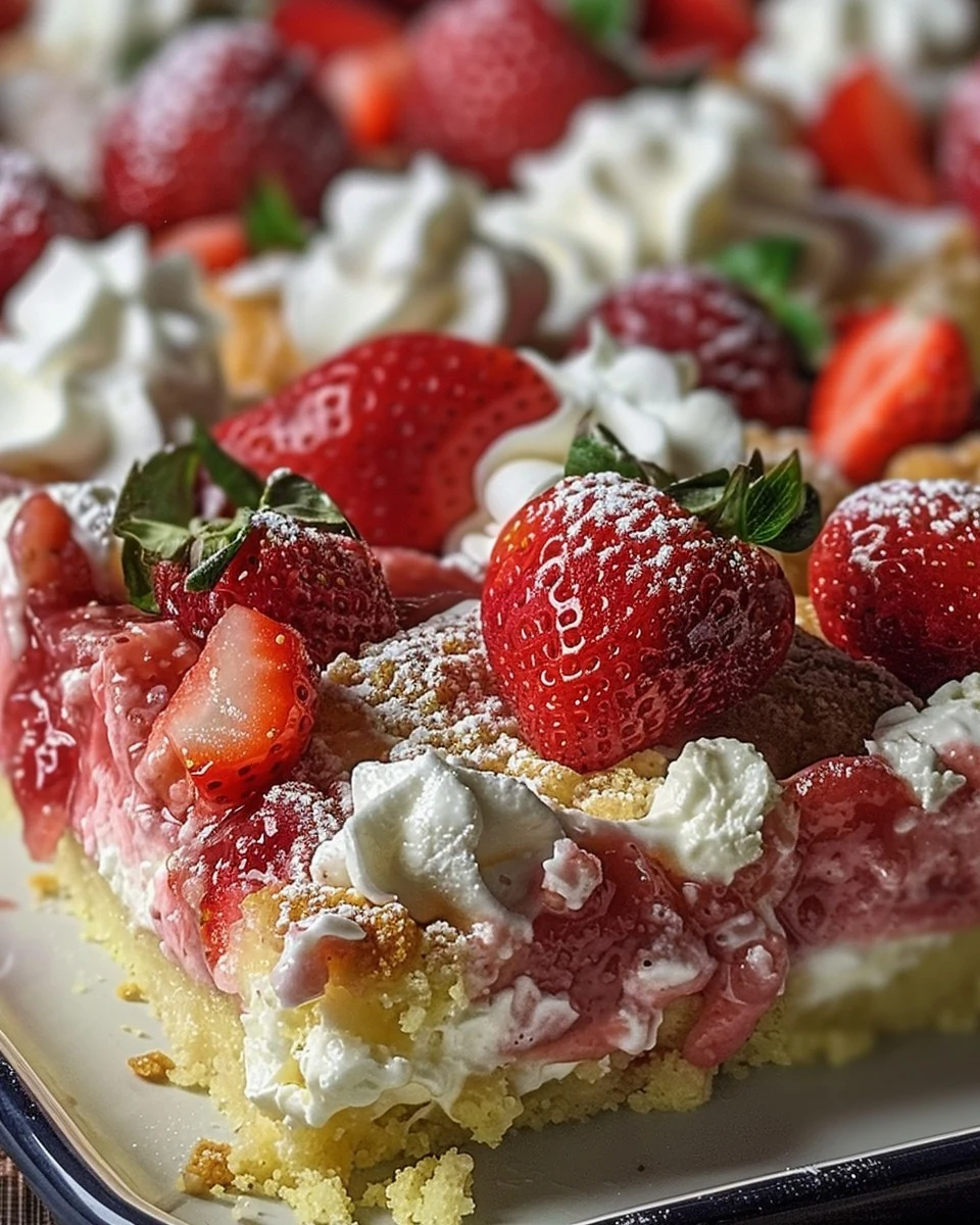 Strawberry Cheesecake Dump Cake Recipe