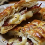 Easy Stuffed Bacon and Cheese Biscuits Recipe finished dish