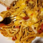 Easy Taco Spaghetti Recipe for a Quick Dinner finished dish