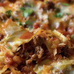 Easy Unstuffed Cabbage Roll Casserole Recipe finished dish