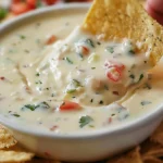 Easy White Queso Recipe for Perfect Dips finished dish