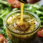 Elevate Salads with Homemade Greek Dressing finished dish