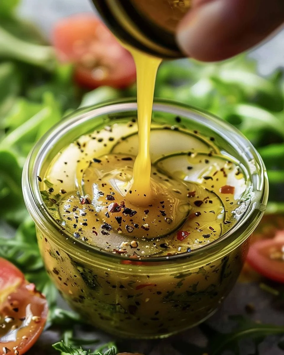 Elevate Salads with Homemade Greek Dressing finished dish