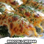 Flavorful Broccoli Cheddar Chicken Rollups Recipe finished dish