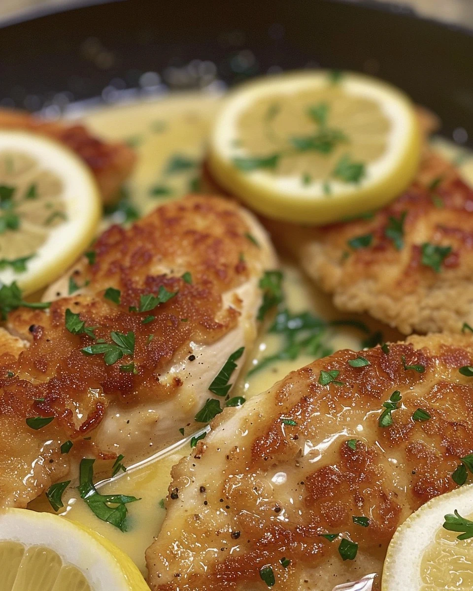 Flavorful Chicken Francese - Easy Recipe to Impress finished dish