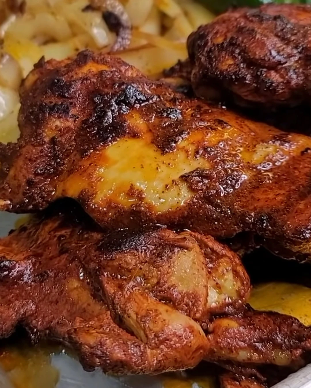 Flavorful Citrus-Marinated Mexican Roasted Chicken Recipe finished dish