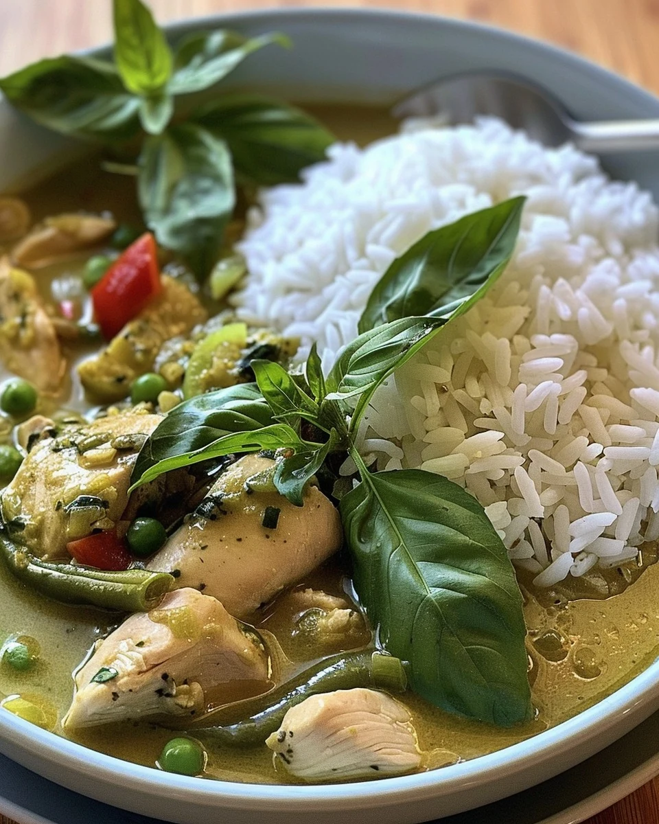 Flavorful Green Chicken Curry Recipe in 45 Minutes finished dish
