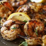 Flavorful Grilled Cajun Lemon Shrimp Recipe finished dish