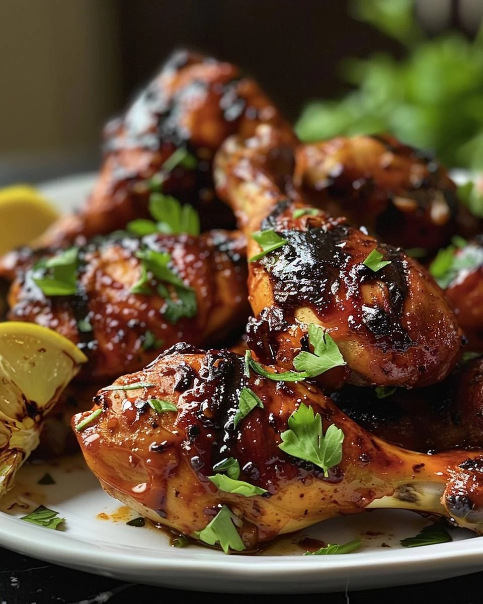 Flavorful Spiced Yogurt Barbecue Chicken Recipe finished dish