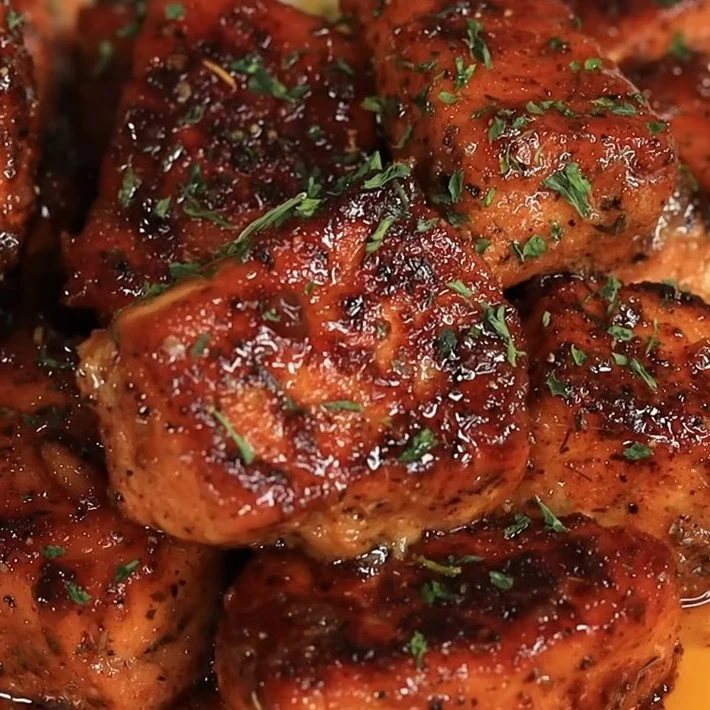 Flavorful Steak Bites with Garlic Butter Recipe finished dish