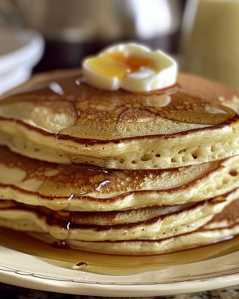 Fluffy Old Fashioned Pancakes Recipe You’ll Love finished dish