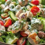 Fresh and Flavorful Tzatziki Chicken Salad Recipe finished dish