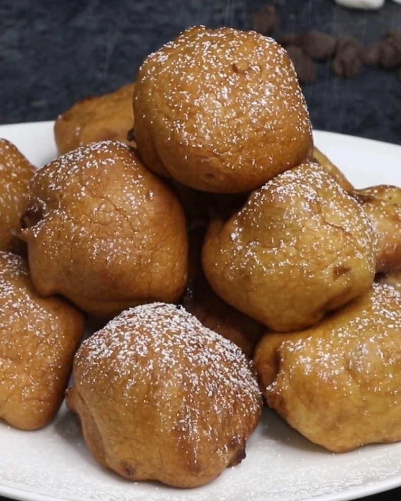 Golden Fried Marshmallow Delights: A Sweet Indulgence finished dish