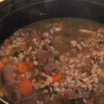 Hearty Beef and Barley Stew for a Cozy Dinner finished dish