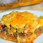 Hearty Cattle Drive Casserole Recipe for Comfort Food Lovers finished dish