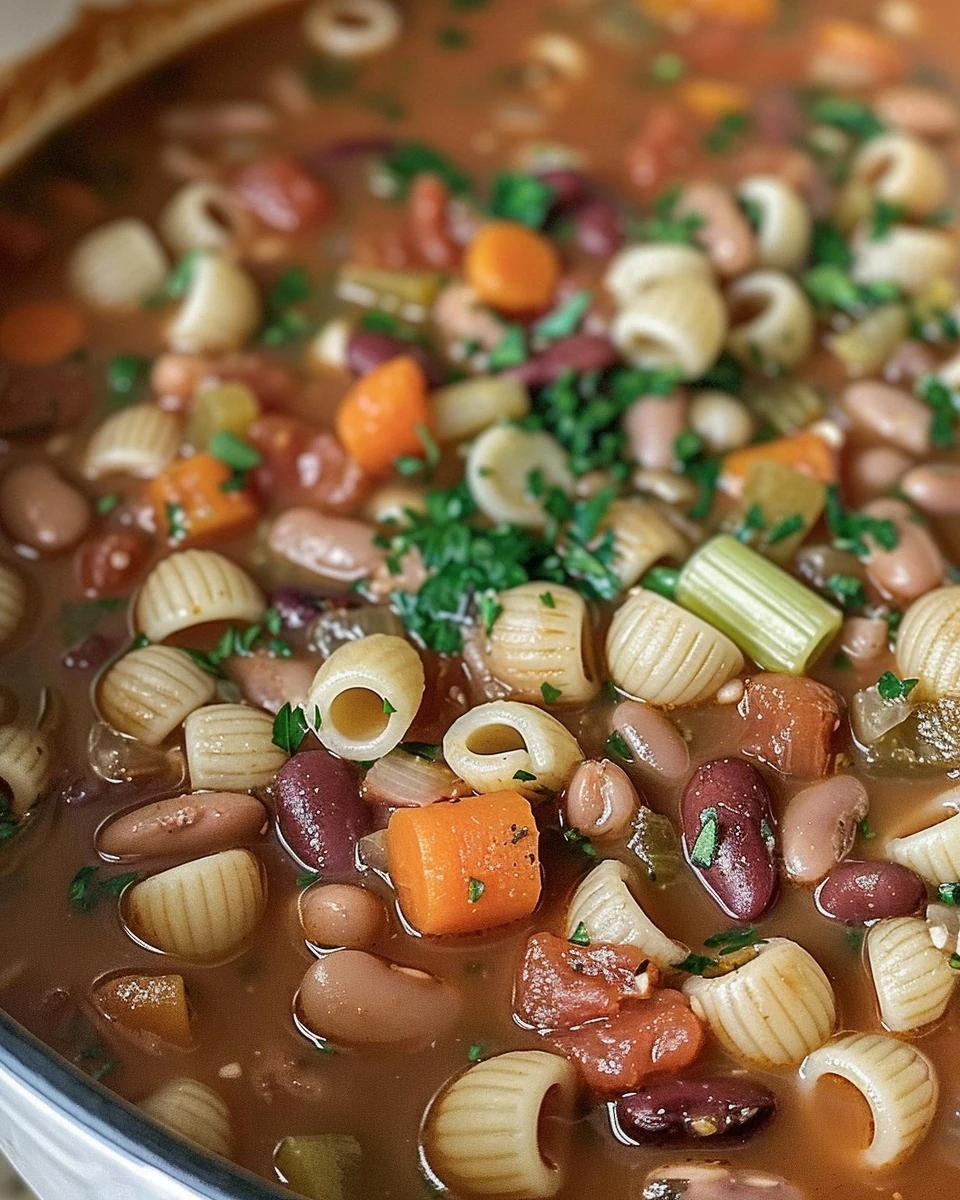 Hearty Pasta e Fagioli Recipe for Comforting Meals finished dish